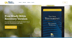 Desktop Screenshot of biblesforamerica.org