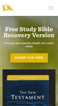 Mobile Screenshot of biblesforamerica.org